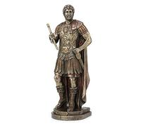 Veronese Design Statue de l'empereur Romain Hadrien Finition Bronze