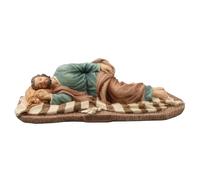 Veronese Design Statue de Saint Joseph endormi en polyrésine Peinte à la Main - Décoration d'intérieur Religieuse - Cadeau de Collection - 21,6 cm