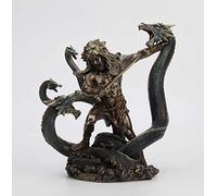 Veronese Design Statue Hercules Battling The Hydra en résine coulée à froid Finition bronze antique 32 cm Décoration d'intérieur