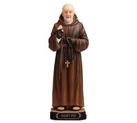 Veronese Design Statuette religieuse de collection peinte à la main Saint Pio de Pietrelcina Padre Pio 16,5 cm