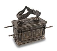 Veronese Design Superbe boîte à bijoux Arche de l'Alliance finition bronze