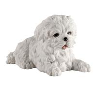 Veronese Design WU75404AA Figurine de Chien Terrier Blanc Maltais