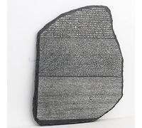 Veronese Design WU75482AA Plaque murale en résine égyptienne en pierre de Rosette 26 cm