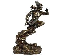 Veronese Hermes Mercury Statue de Dieu Grec Romain Sculpture Finition Bronze 8.27in / 21 cm