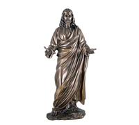 VERONESE Jésus comme prediger ausgebreiteten bronzé-Bras avec Figurines