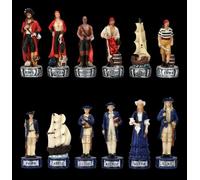 Veronese Jeu d'échecs Pirates contre Marine - 32 figurines jusqu'à 8 cm de