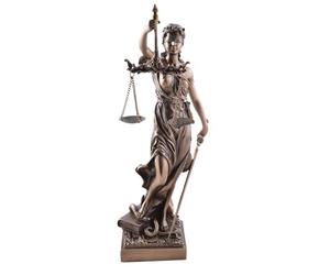 VERONESE Justititia figure déesse de la justice bronzée avec épée et Balance