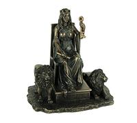 Veronese Motif Résine Statues Cybèle grec ancien Mother Goddess Bronze Finition Statue 17,8 x 19,1 x 13,3 cm Bronze