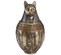 VERONESE Urne funéraire en Forme de Chat en Forme de canope, Bronze
