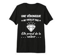 Véronique Valeur | Anniversaire Humour Maman Mère Prénom T-Shirt Haut de Gamme