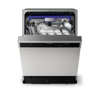 Klarstein Verosteel Lave-vaisselle encastré 60 cm Minimaliste efficace élégant Classe A Inox