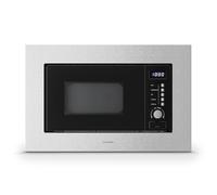 Klarstein Micro-ondes encastrable Verosteel 20L 700W avec Grill Acier inox Noir