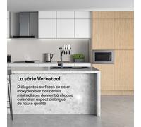 Verosteel four micro-ondes encastrable avec gril | gril 800 W | micro-ondes 700 W | 60 cm