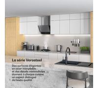 Verosteel hotte aspirante | Élégante, minimaliste, puissante | Classe énergétique A | 624 m³/h | 45 cm A++
