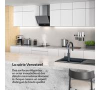 Verosteel plaque vitrocéramique | Minimaliste, puissante | 2 zones de cuisson | 3000 W | 30 cm