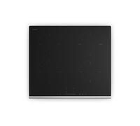 Klarstein Verosteel Plaque Induction 60cm 4 Zones 7400W Curseur Tactile Verre Céramique Noir Plaque Cuisson Induction Encastrable