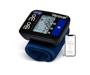 VEROVAL BiManán Compact + Tensiomètre numérique au poignet Triple mesure atomatique rapide et précis Ergonomique 200 lectures Taille universelle (22-42 cm)