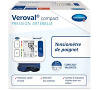 Veroval Poignet Hartmann Tensiomètre Compact Poignet - Tensiomètre Poignet