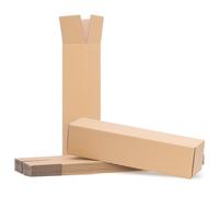 verpacking 5 tubes carton carrés 45 x 11 x 11 cm
