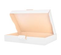 verpacking 500 cartons extra-plats 320 x 225 x 50 mm blanc MB-4 [taille et couleur au choix] boîtes d'expédition boîte pliante carton pliant Lettre Max envoi postal conforme DHL simple cannelure