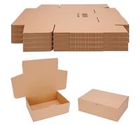 verpacking Boîtes pliantes 31 x 21,5 x 10 cm brun (dimensions extérieures 31,5 x 22 x 10,5 cm) WP 40 carton d'expédition emballage (100 pièces)