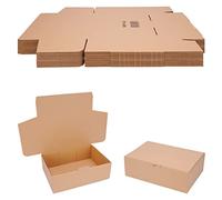 verpacking Boîtes pliantes 310 x 215 x 100 mm Marron (dimensions extérieures 315 x 220 x 105 mm) WP 40 Carton d'expédition DHL Carton Hermes DPD GLS Emballage (50 pièces)