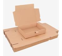 verpacking Boîtes pliantes 34,6 x 24,5 x 7,6 cm brun (dimensions extérieures 35 x 25 x 8 cm) WP 45 carton d'expédition emballage (100 pièces)