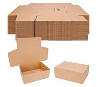 verpacking Boîtes pliantes 350 x 250 x 130 mm marron (dimensions extérieures 355 x 255 x 135 mm) WP 50 carton d’expédition carton DHL Hermes DPD GLS emballage (250 pièces)