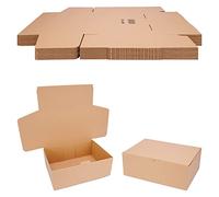 verpacking Boîtes pliantes 350 x 250 x 130 mm marron (dimensions extérieures 355 x 255 x 135 mm) WP 50 carton d’expédition carton DHL Hermes DPD GLS emballage (50 pièces)