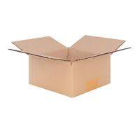 verpacking Boîtes pliantes en carton 150 x 150 x 80 mm KK 05 brunes [Taille et quantité au choix] cartons simple cannelure de petite taille 25 pièces