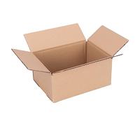 verpacking Boîtes pliantes en carton 200 x 150 x 90 mm KK 10 brunes [Taille et quantité au choix] cartons simple cannelure de petite taille 25 pièces