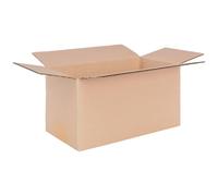 verpacking Boîtes pliantes en carton 240 x 130 x 130 mm KK 22 brunes [Taille et quantité au choix] cartons simple cannelure de petite taille 25 pièces