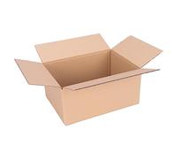 verpacking Boîtes pliantes en carton 250 x 175 x 100 mm KK 24 brunes [Taille et quantité au choix] cartons simple cannelure de petite taille 25 pièces