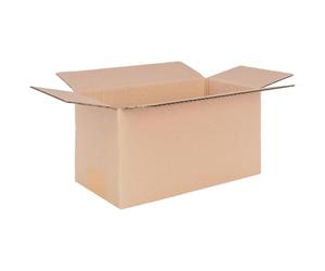 verpacking cartons 24 x 13 x 13 cm marron KK 22 à simple cannelure - boite postale carton pour les petites marchandises (25 pièces)