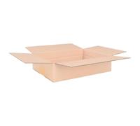 verpacking cartons 35 x 25 x 10 cm à hauteur variable marron KK S à simple cannelure - boite postale carton pour les marchandises de taille moyenne (500 pièces)