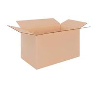 verpacking cartons 36 x 20 x 20 cm à hauteur variable marron KK 80 à simple cannelure - boite postale carton pour les marchandises de taille moyenne (200 pièces)