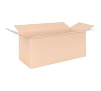 verpacking cartons 50,5 x 20,5 x 20,5 cm à hauteur variable marron KK-119 à simple cannelure - boite postale carton pour marchandises de taille moyenne (50 pièces)