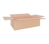 verpacking cartons pliants d’emballage 550 x 330 x 195 mm hauteur variable KK 96 bruns [Taille et quantité au choix] simple cannelure cartons grand format 25 pièces