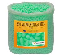 verpacking chips de calage BIO en amidon de maïs [couleur & quantité au choix] matériau de calage pour colis 200 litres - vert