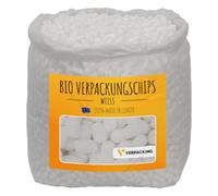 verpacking chips de calage BIO en amidon de maïs [couleur & quantité au choix] matériau de calage pour colis 100 litres - blanc