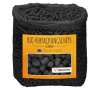 verpacking chips de calage BIO en amidon de maïs [couleur & quantité au choix] matériau de calage pour colis 50 litres - noir