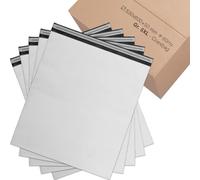 verpacking Enveloppe Plastique 53x60 cm Blanc/Noir [Taille et Nombre au Choix] Opaque Coex Sacs d'expédition pour vêtements Autoadhésifs Sacs d'emballage Films d'expédition 1000 pièces