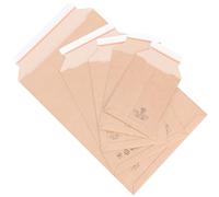 verpacking Enveloppes d’expédition autocollantes en carton ondulé marron 14,5 x 19 cm - format A6 (taille et quantité au choix), lot de 25 pièces