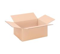 verpacking KK 27 Lot de 1000 cartons pliables - 260 x 170 x 120 mm - Marron (dimensions extérieures : 265 x 175 x 125 mm) - Carton d'expédition Ã simple cannelure pour produits de taille moyenne