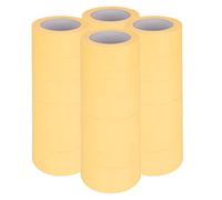 verpacking Lot de 24 rouleaux de ruban crêpe de 50 m de long - Largeur : 50 mm - Ruban de masquage pour peintre - Ruban adhésif pour travaux manuels