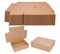 verpacking Lot de 250 cartons pliables 43 x 31 x 12 cm marron (dimensions extérieures 44 x 32 x 12,5 cm) WP L Carton d'expédition DHL Hermes DPD GLS DIN A3