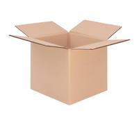 verpacking Lot de 300 cartons pliables - 300 x 300 x 300 mm de hauteur variable - Marron (dimensions intérieures 295 x 295 x 285 mm) - KK 41 - Double cannelure - Carton d'expédition DHL DPD GLS Hermes