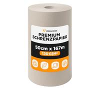 verpacking papier de calage 50 cm x 167 m 120 g/m² [modèle et quantité au choix] papier kraft rembourrage emballage pour expédition déménagement envoi 100% recyclé 2 rouleaux