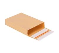 verpacking Pochettes à soufflet 350 x 250 x 50 mm Marron double bande adhésive et fil d'arrachage [Taille et quantité au choix] enveloppes d'expédition en papier kraft 50 unités