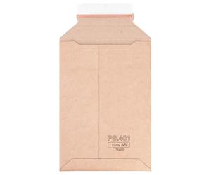 verpacking pochettes d'expédition en carton ondulé 175 x 250 mm - A5 brunes [taille et quantité au choix] enveloppe d'expédition en carton autocollante 300 pièces